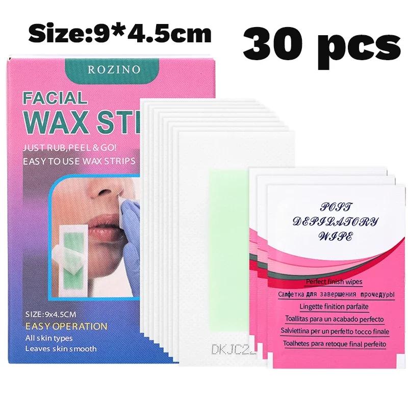 150PCS Painless Fast Hair Removal Wax Strips Facial Body Hair Removal Bikini Leg Arm Hair Removal Patch Unisex Women Beauty Tool