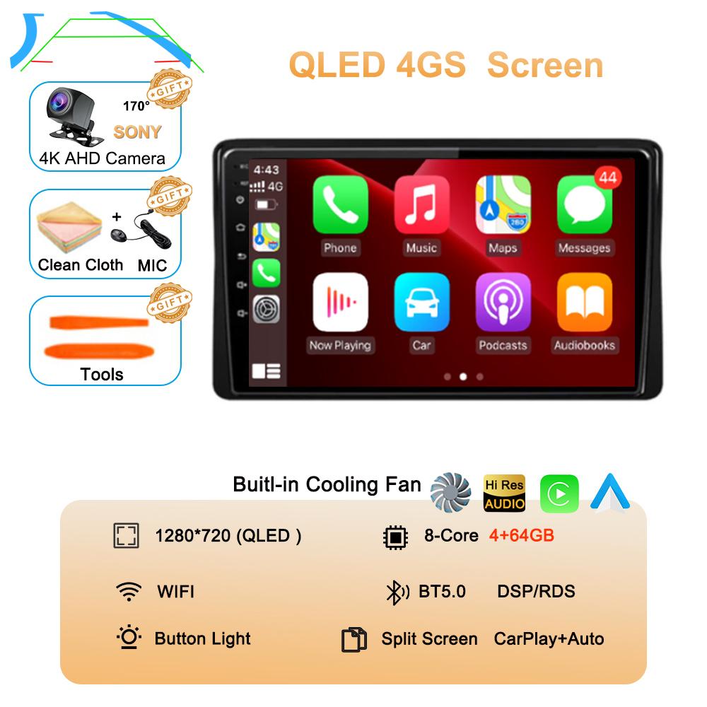 Android 14 Carplay автомобильное радио для Renault Duster HM 2 II 2020-2021 Arkana 1 I 2019-2021 Мультимедийный видеоплеер Навигация GPS 4G