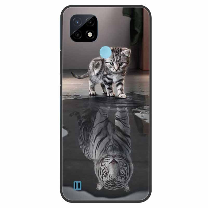 Для Realme C21 чехол противоударный мягкий силиконовый чехол из ТПУ для Realme C31 C21Y C25S C25 чехлы для телефонов Realme C21 C31 милый мультфильм