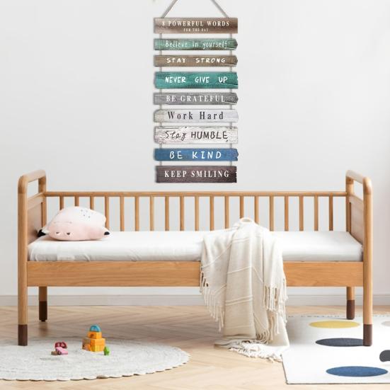 Вдохновляющий Декор Стен Декоративная Настенная Табличка в Рустикальном Стиле Деревянная Табличка на Дверь в Стиле Фермерского Дома Вдохновляющие Позитивные Цитаты Настенный Декор для Офиса Спальни Гостиной