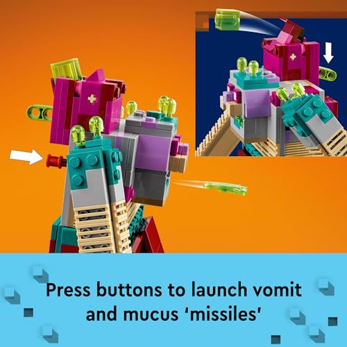 Конструктор LEGO Minecraft Legends Битва с Пожирателем, Игровой набор с популярными персонажами и фигурками Minecraft, Идея подарка для игры