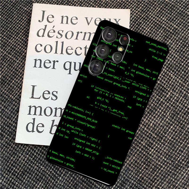 Programming Languages Case For Samsung Galaxy S25 Ultra S20 S21 S22 S23 S24 Ultra S9 S10 Plus S24 FE Back Cover