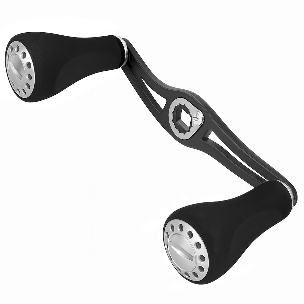 VISPREA EVA Алюминиевая ручка-кноб для катушек Shimano Baitcasting и Abu, общая длина 120 мм, межцентровое расстояние 110 мм, кастомная замена yu429, Daiwa, Garcia,