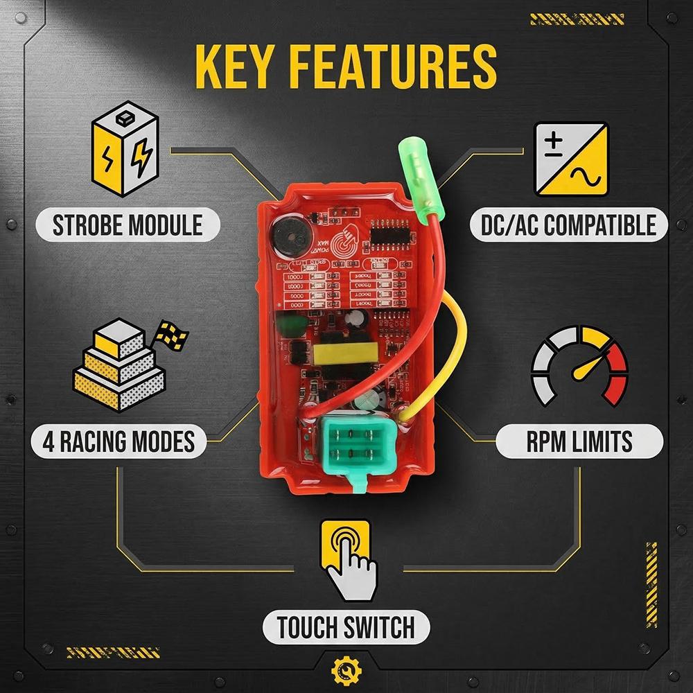 4 Pin Motorcycle Ignition Ignite System Unit AC DC CDI Box Smart Touch For ACTIVE WAVE 110 JET 50 PHOWNIX 50 ATV150