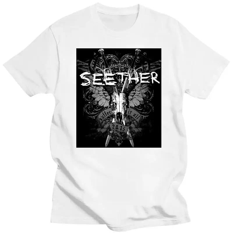 Heavy Metal Seether T Shirt Women Men Rock Band Casual Short Sleeve Amusing Fashion Vintage Streetwear Graphic Harajuku T Shirt