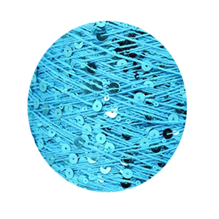 50 г/моток 140 м хлопчатобумажная пряжа для ручного вязания с пайетками 3 мм+6 мм для самостоятельного вязания женского шерстяного свитера, шапки и шарфа