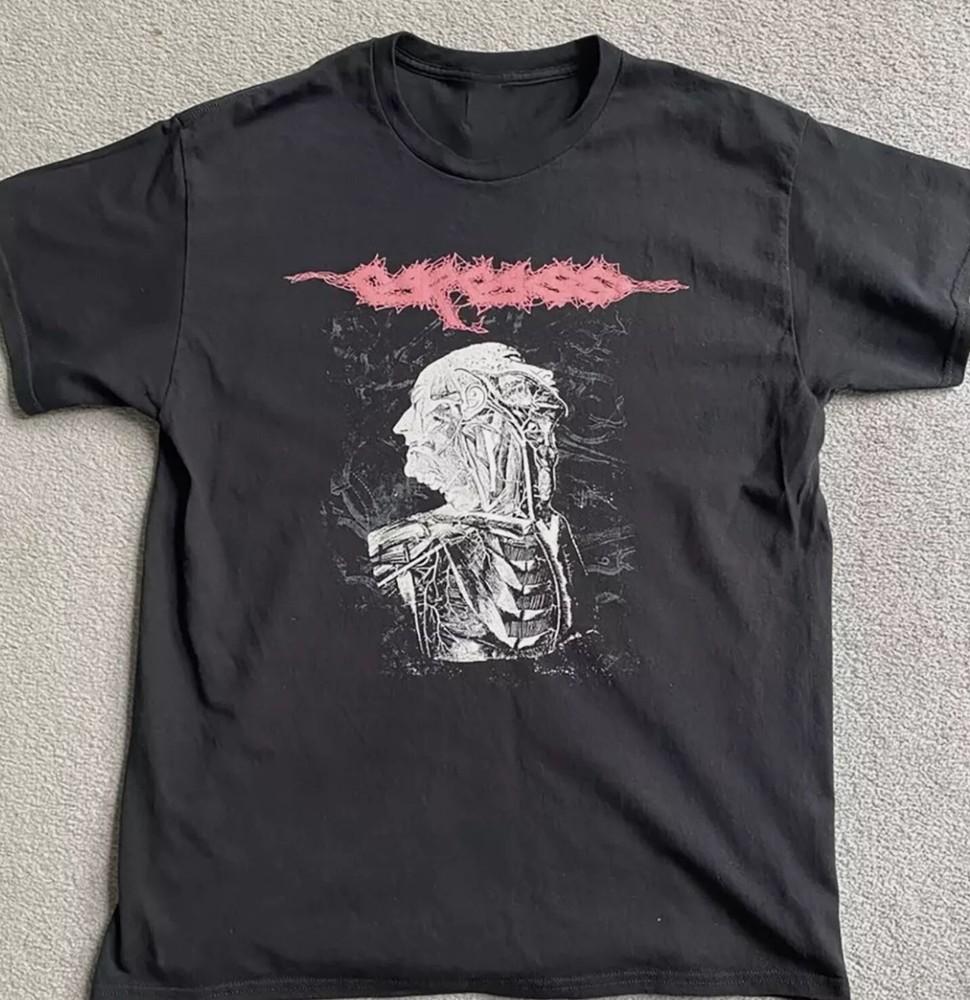 Коллекция Carcass On Tour Подарок для фаната Черный S-2345XL Футболка Унисекс Футболка