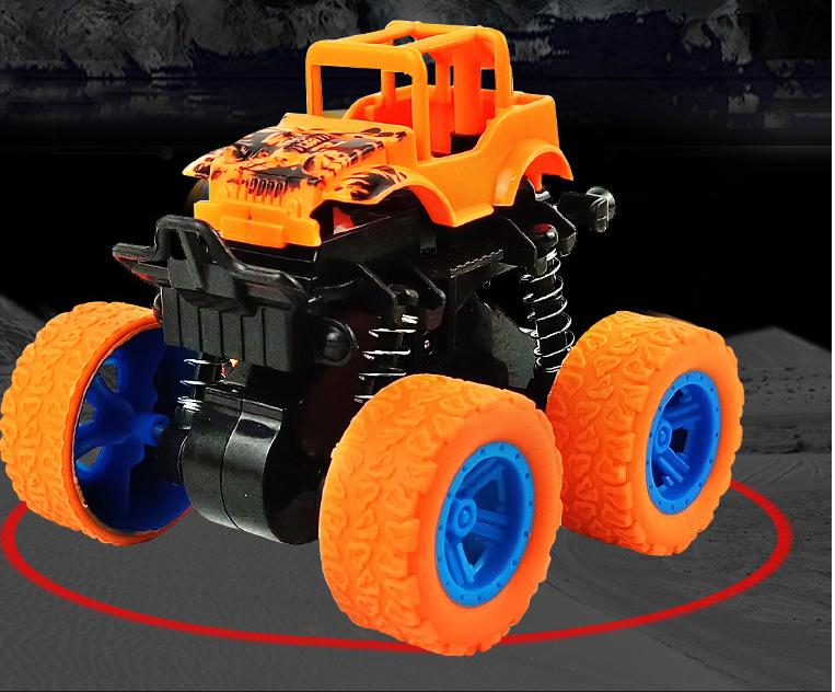 Children's Educational Toys Engineering Car Model Boy Inertial Four-wheel Drive Off-road Vehicle Car -8 Pieces