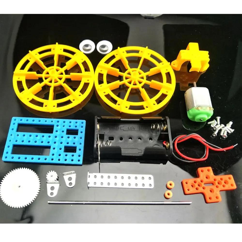 DIY двухколесный балансировочный автомобиль модель наборы электрическая робототехника образовательные наборы научные игрушки для детей сборка модель игрушка G135