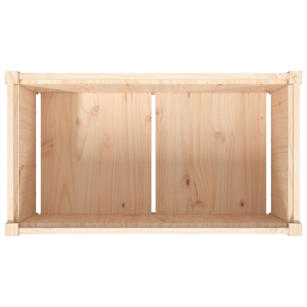 Vidaxl Donica Ogrodowa, 90X50X50 Cm, Lite Drewno Sosnowe