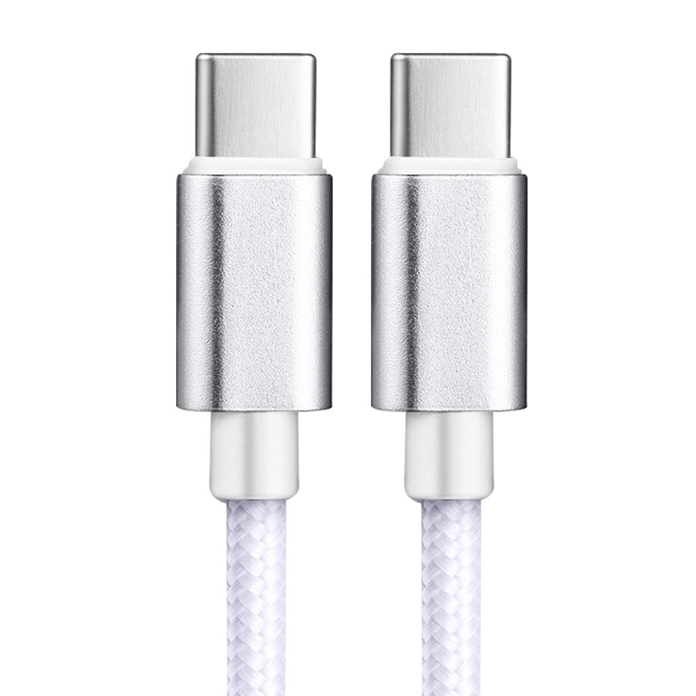 Nylon Braided 60W Type C Wire For iphone 15 16 17 pro max 1m 2m 3m USB C To Type C Fast Charge Cable for Samsung Xiaomi Huawei