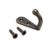 Hat Bag Clothes Towel Organizer Key Holder Coat Hanger Wall Door Single Prong Metal Antique Hooks