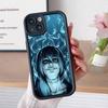 Чехол для телефона JJK Махито для iPhone 17 16 15 14 13 12 11 Air Pro Max Plus Черный Мягкий ТПУ Ударопрочный Чехол