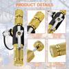 HVAC Valve Core Removal Tool,Valve Core Remover Taller Tool,1/4"& 5/16" Dual Valve Mega Flow Vacuum-Rated Valve Core Removal Tool,20 Microns