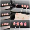 Paste Style Flower Car Small Hook Multifunctional Car Hanging Hook  Car Decorations