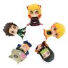 Adorable 5pcs Set Of Demon Slayer Doll Ornaments Including Rengoku Kyoujurou For Fans