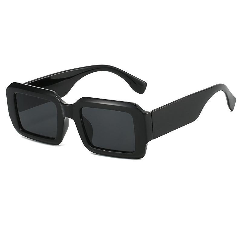 Винтажные прямоугольные солнцезащитные очки, модные квадратные очки ярких цветов, модные ретро женские брендовые дизайнерские солнцезащитные очки UV400