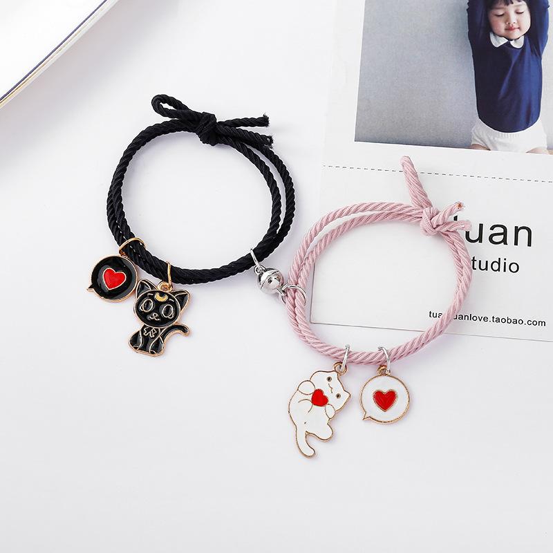 1 пара кошек, пара, веревка, магнитный браслет, повязка на голову