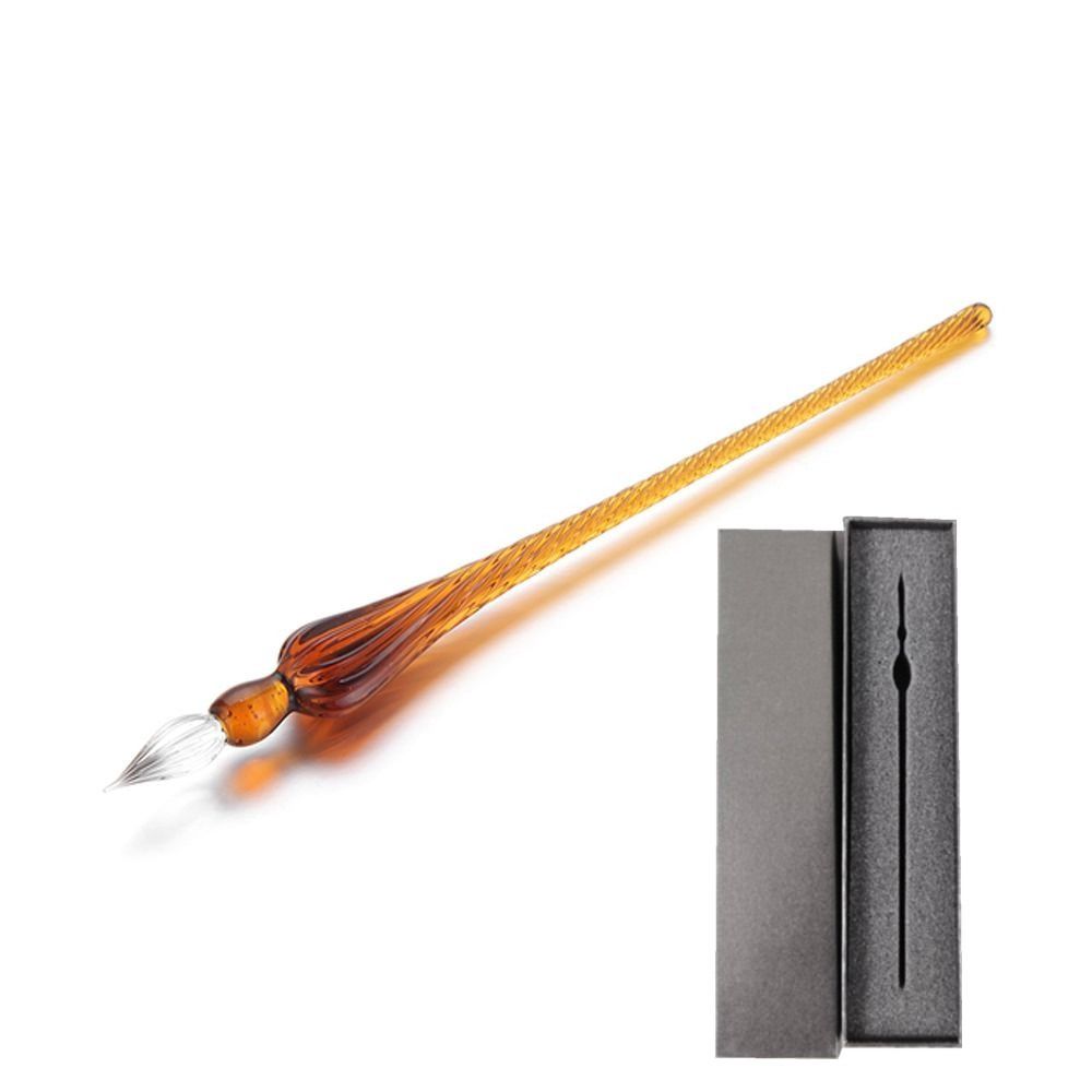 Канцелярские товары Винтажные Подписные Чернила для Заправки Ручной работы Перьевые ручки Хрустальное Перо для Макания Стеклянное Перо для Макания