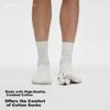 Jiao Nei Silver Skin 331S Men's Pure Cotton Business Combed Cotton Breathable Odor-Resistant Mid-Calf Socks Summer 5 Pairs