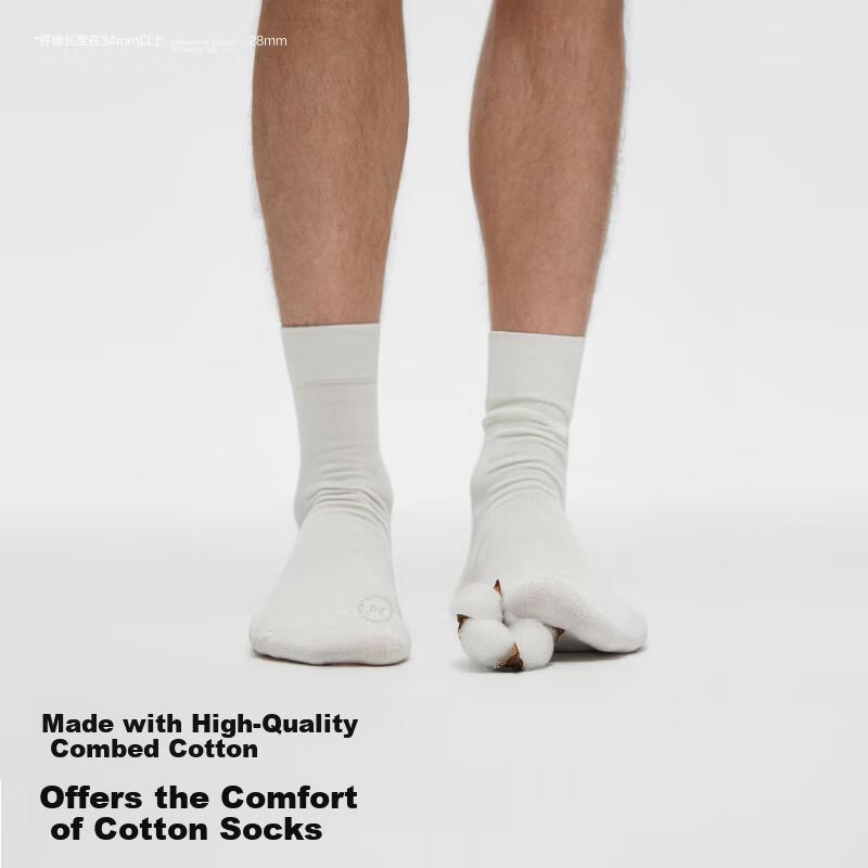 Jiao Nei Silver Skin 331S Men's Pure Cotton Business Combed Cotton Breathable Odor-Resistant Mid-Calf Socks Summer 5 Pairs