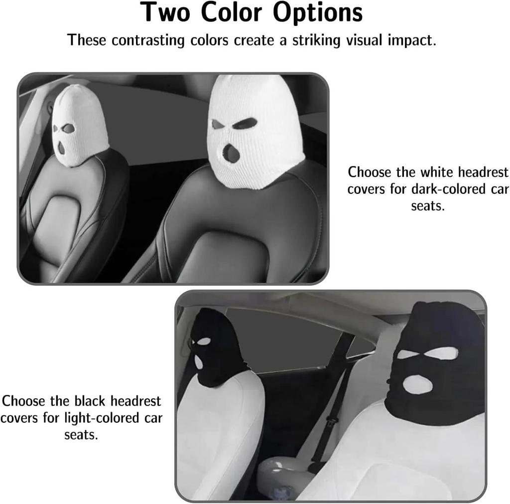 Забавная маска-чехол на подголовник автомобильного сиденья в виде знаменитости из Интернета с индивидуальной шапкой для особого декора автомобиля.
