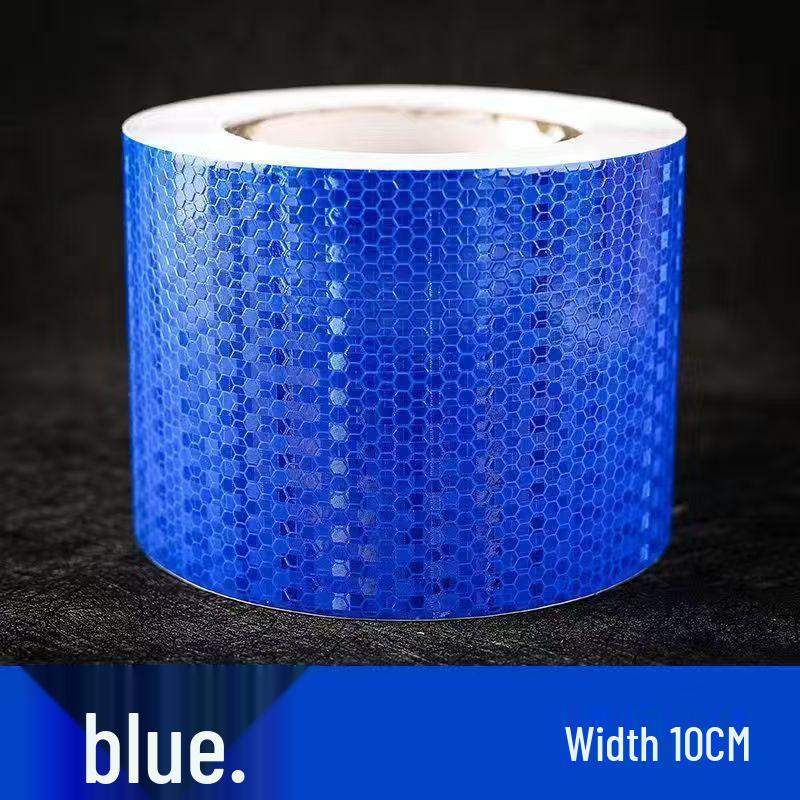 Флуоресцентная светоотражающая защитная лента: Ширина 5 см, 10 см, 15 см для ночного движения, предупреждение о столкновении