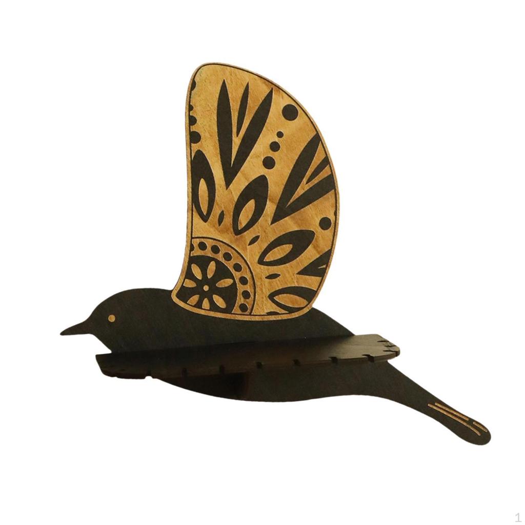 Деревянная настенная полка-органайзер, стойка для книг, держатель для цветочного горшка, универсальный монтаж для