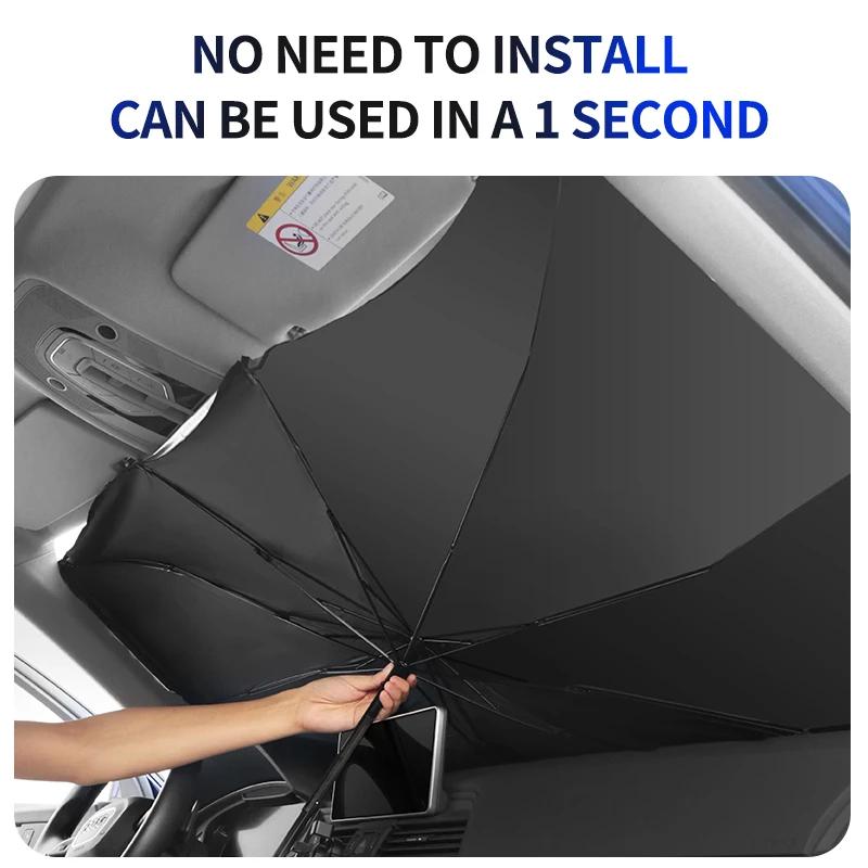 For Peugeot Car Front Window Sunshade Cover Windshield Folding Sun Shade For Peugeot 407 508 2008 5008 307 308 3008 206 207 208