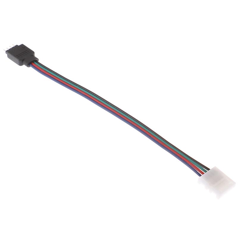15Cm 5050 Rgb 4 Pin Led Strip Light Connectors Strip To Power Adaptor Connector