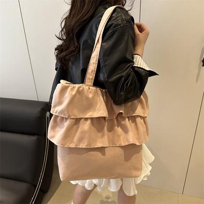 Юбка плиссе персонализированная сумка-тоут женская 2025 лето новая нишевая сумка-бутон на одно плечо сумка-мессенджер оптом