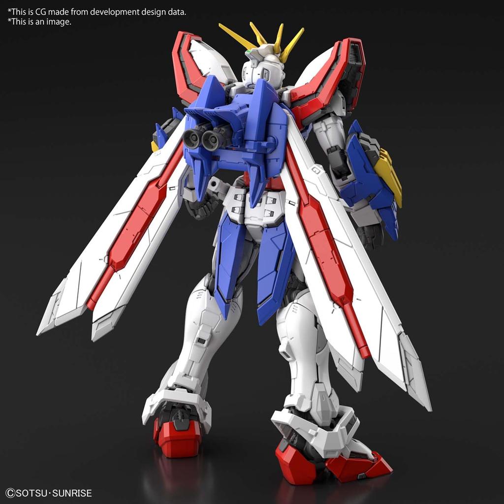 BANDAI SPIRITS RG Mobile Fighter G Gundam God Gundam Scale Plastic Model 1/144 Color-coded
