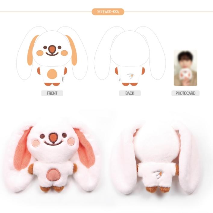 Предзаказ CRAVITY POP-UP Store 2023 CCREW Плоская меховая кукла