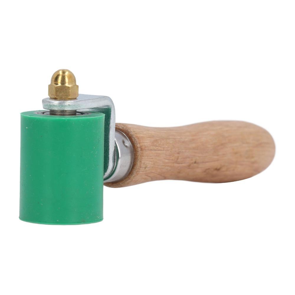 Beech Handle Hand Pressure Roller 40mm Width PVC Welding Roller For Roofing Welding