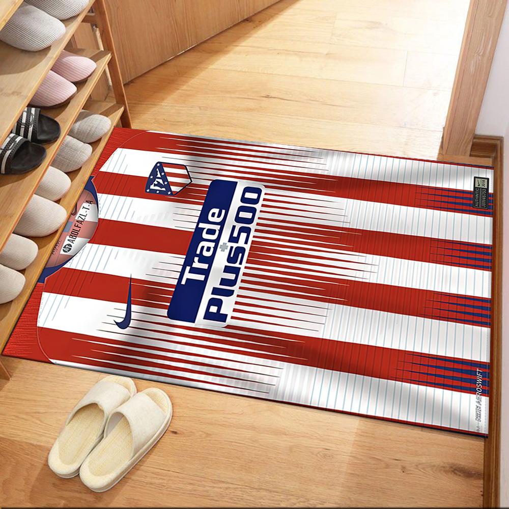Atletico Madrid Carpet Design For Balcony Entryway Outdoor Kitchen Antislip Rug Anime Office Decor Perfect Gift For Friends Family