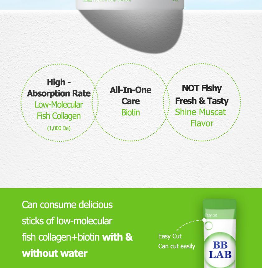 [BBLAB] Low Molecular Collagen Biotin Plus 2g*30ea [BBLAB] Low Molecular Collagen Biotin Plus 2g*30ea