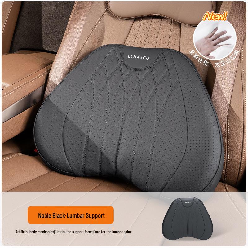 Lynk & Co Car Headrest & Lumbar Support Set for 01/06/07/08/09/10EMP/Z20/900 - Neck & Waist Protection.