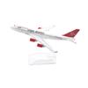 Масштаб 1/400 16 см Virgin Atlantic Boeing 747 Модель самолета Самолет Литой металлический самолет