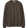 Uniqlo Свитшот унисекс с круглым вырезом и длинным рукавом, однотонный, серия Airism 486102-39