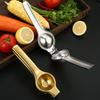 Stainless Steel Lemon Squeezer Heavy Duty Manual Citrus Press for Lime Orange Tequila Cocktails Lemon Lime Juicer Processor with Ergonomic Handle