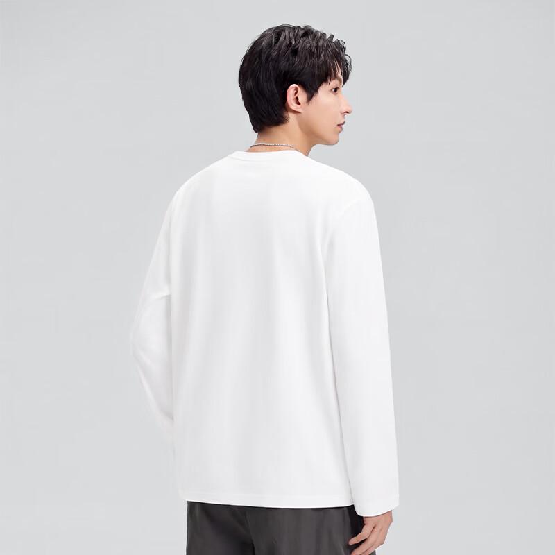 Mark Fairwhale Men's American Style Deconstructed Cotton Long Sleeve T-Shirt