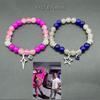 2Pcs/Set Handmade Suki and Brian Matching Bracelets Y2k Couple Aesthetics Bracelets Fast and Furious Unique Gift for Her/Him