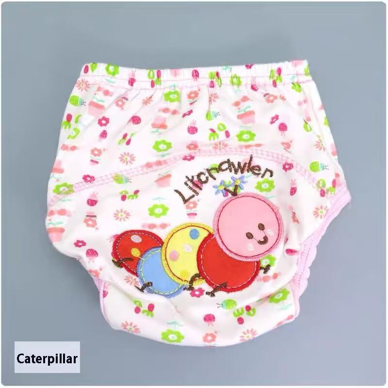 Cartoon Baby Training Soft Pants Baby Underwear Reusable Cloth Diapers