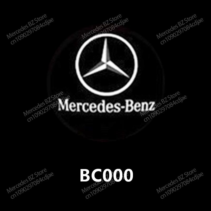 TFHM4 2Pc LED Car Door Welcome Light Logo Laser Projector Lamp For Mercedes Benz E C Class W205 W212 ML AMG W177 W247 W176 GLA GLC GLE