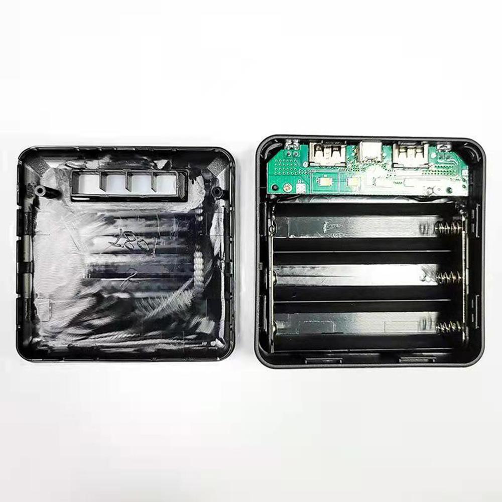 3*18650 DIY 18650 аккумулятор DIY Power Bank чехол для зарядки и хранения двойной USB тип C Micro USB без сварки мобильный корпус комплект