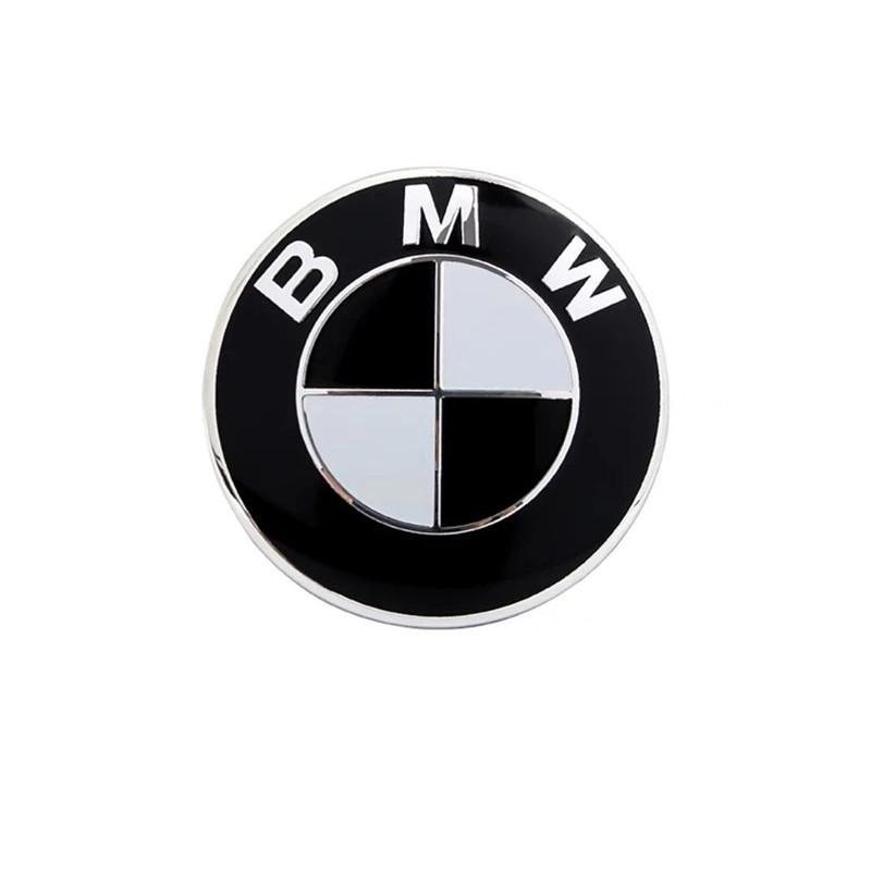 XWQP2 For BMW 1PCS 82mm 74mm car Front Hood Emblem rear boot trunk logo for bmw E36 F20 E46 E39 E38 E90 E60 E87 E34 E53 X3 X5 X6 M Acc