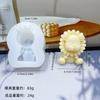 Cute Lion Silicone Candle Mold 3D Sitting Lion King Animal Soap Paste Resin Cement Casting Mold DIY Chocolate Ice Baking Tool