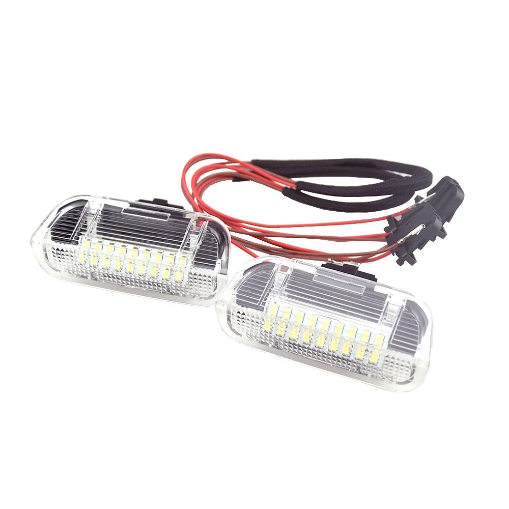 Подходит для Porsche Cayenne 2011-2017 Для VW Golf Plus 2005-2009 2x Светодиодные подсветки двери задней двери под сигнальными лампами