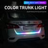 Задний фонарь багажника автомобиля 120 см, цветная динамическая светодиодная лента с предупреждением о движении задним ходом, 12 В, дополнительный стоп-сигнал и указатель поворота