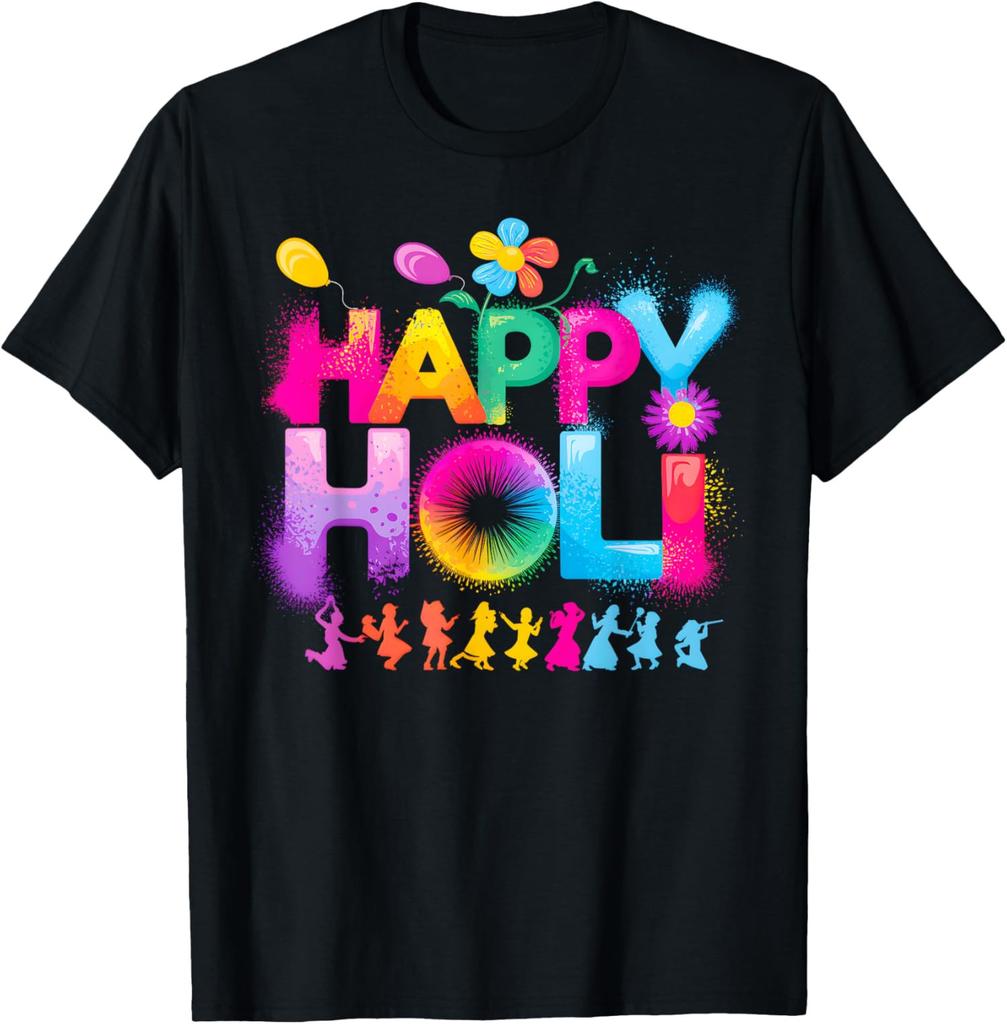 Happy Holi Colorful India Hindu Celebrate Holi Cute Unisex T-Shirt